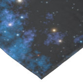Kleurrijke sterrenstelsels, sterren en planeten tafelkleed (Gekanteld)