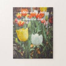 Kleurrijke  stijl lentetulpen