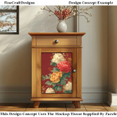 Kleurrijke Stijl Pioenen DM6L Decoupage Tissuepapier