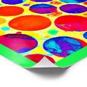 Kleurrijke stijlvolle en chique patroon perfect poster (Hoek)