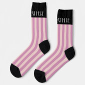 Kleurrijke stijlvolle lichte kleur minimalistische sokken (Links)