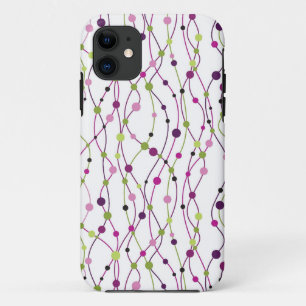 Kleurrijke stippen achtergrond iPhone 11 hoesje