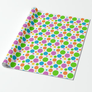 Kleurrijke Stippen Cadeau Cadeaupapier