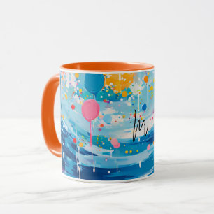 Kleurrijke Stippen druipt Spletters Mok