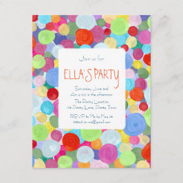 Kleurrijke stippen kaart