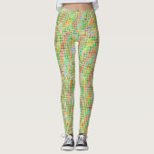 Kleurrijke Stippen Leggings (Voorkant)