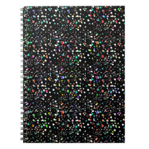 Kleurrijke stippen notitieboek
