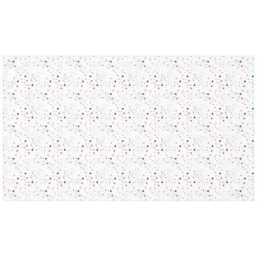 Kleurrijke Stippen Tafelkleed (Voorkant (Horizontaal))