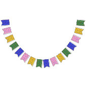 Kleurrijke stippen vlaggetjes (Alle)