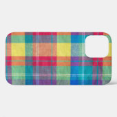 Kleurrijke stof geruite, doek textuur. Case-Mate iPhone case (Achterkant (horizontaal))