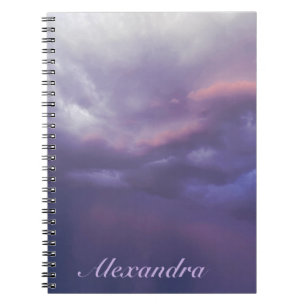 Kleurrijke Stormen wolken Notitieboek
