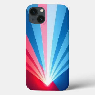 Kleurrijke Stralen Ontwerp Mobile iPhone 13 Hoesje