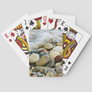 Kleurrijke stralen van het Grote Merenstrand Pokerkaarten