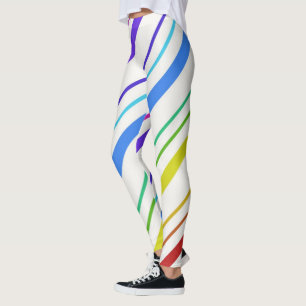 Kleurrijke Streep Leggings