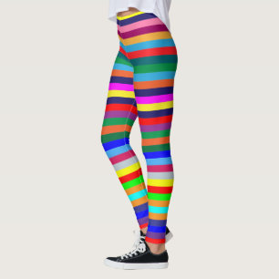 Kleurrijke Streep Leggings
