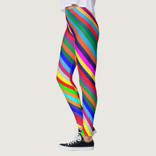 Kleurrijke Streep Leggings