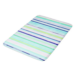 Kleurrijke strepen abstract badmat