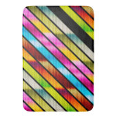 Kleurrijke strepen badmat (Voorkant Verticaal)