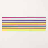 Kleurrijke strepen Yoga Mat (Voorkant (horizontaal))