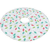 Kleurrijke String Lichten Kerstboom Rok (Gekanteld)