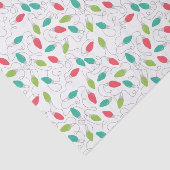 Kleurrijke String Lights Christmas Tissue Paper Tissuepapier (Detail)