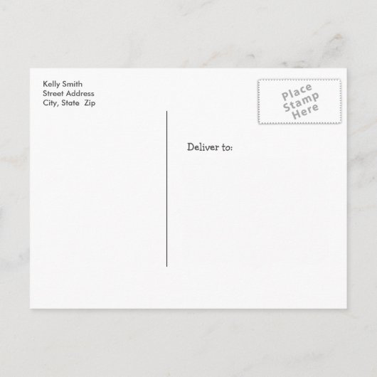 Kleurrijke Stripes Uil verjaardagsfeestje Uitnodiging Briefkaart (Achterkant)