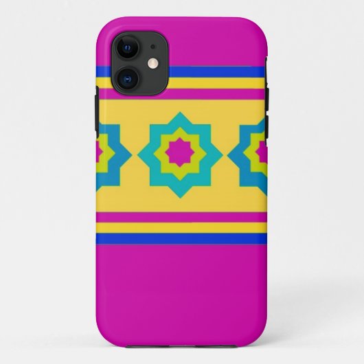 kleurrijke strips en sterren Case-Mate iPhone case (Achterkant)