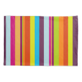 Kleurrijke strips, regenboogstrips, strips kussensloop (Achterkant)