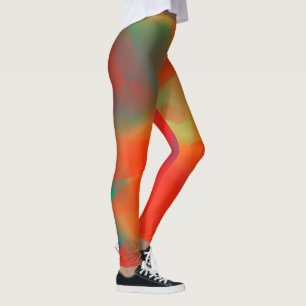 Kleurrijke Stropdas-kleurstof Leggings