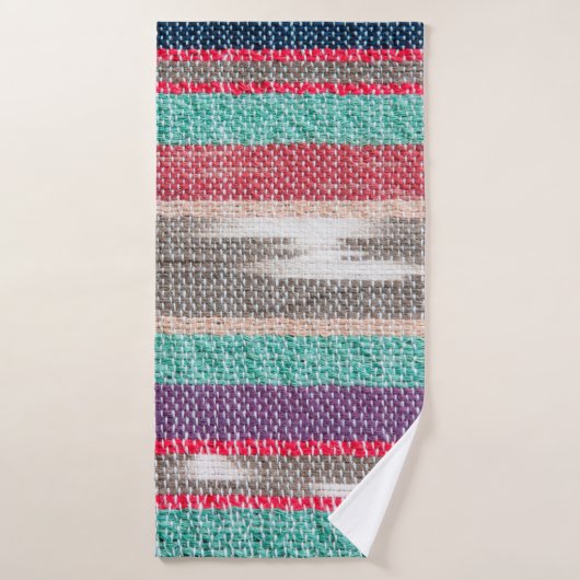 Kleurrijke structuur, patroon, achtergrond badhanddoek (Badhanddoek)