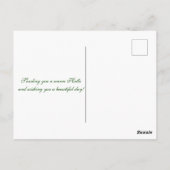 Kleurrijke Succulent Garden Briefkaart (Achterkant)