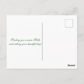 Kleurrijke Succulent Garden Briefkaart (Achterkant)