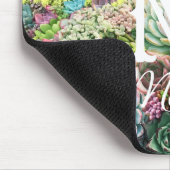 Kleurrijke Succulent Garden Muismat (Hoek)