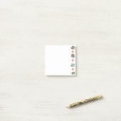 Kleurrijke Succulente Post-It Notities Post-it® Notes (Op bureau)