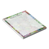 Kleurrijke Succulente Tuin Notitieblok (Schuin)