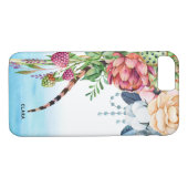 Kleurrijke Succulenten & Bloemen Compositie Case-Mate iPhone Case (Achterkant (Horizontaal))