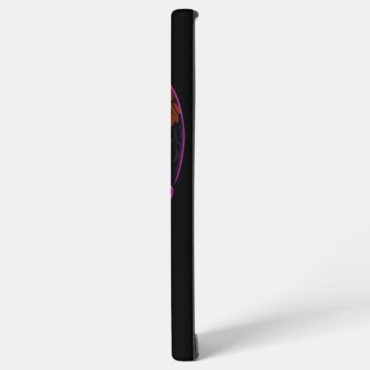 Kleurrijke Sugar Skull Floral Art esthetisch Samsung Galaxy Hoesje (Linkerkant)