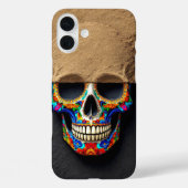 Kleurrijke suiker schedel bescherming Case-Mate iPhone case (Achterkant)