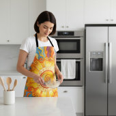 Kleurrijke Sun All-Over Print Schort