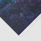 Kleurrijke Sunset Waterverf Forest Decoupage Tissuepapier (Detail)