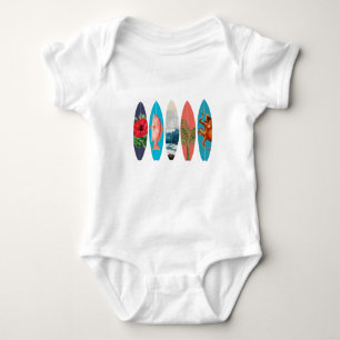 Kleurrijke Surfboards Romper