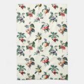 Kleurrijke Sweet Botanical Fruit op Wit Theedoek (Verticaal)