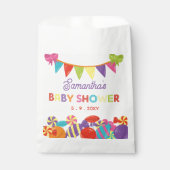 Kleurrijke Sweet Fun Snoep Theme Baby shower Bedankzakje (Voorkant)
