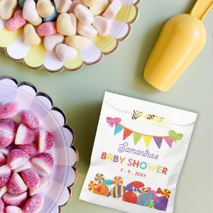 Kleurrijke Sweet Fun Snoep Theme Baby shower Bedankzakje