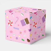 Kleurrijke Sweet Snoep Roze Patroon Party Favor Bo Bedankdoosjes (Achterkant)