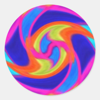 Kleurrijke Swirl Stickers