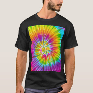 Kleurrijke Swirl Stropdas-Dye Abstract. T-shirt