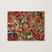 Kleurrijke tandvleeswand legpuzzel (Horizontaal)