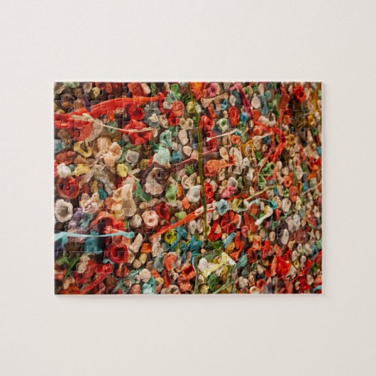 Kleurrijke tandvleeswand legpuzzel (Horizontaal)