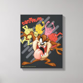 Kleurrijke "Tantrum" TAZ™ Canvas Afdruk (Voorkant)